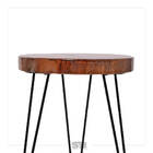 Mesa Resinada De Centro/ Cabeceira Vaduz - Madeira Maciça E P