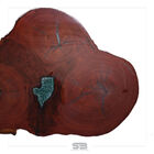 Mesa Resinada De Jantar Atenas - Madeira Maciça E Pés De Ferr