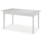 Mesa Retangular 6 Lugares Em Madeira  Maciça Mv Outlet Branco
