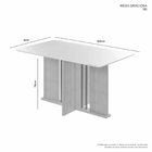 Mesa Retangular 6 Lugares Graciosa Candian 1,80 X 0,90 Jcm Mó