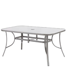 Mesa Retangular Alma Aço 71x90x150cm Cinza Naterial
