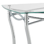 Mesa Retangular De Cozinha C/ Tampo De Vidro Pm09 – Pozza - I