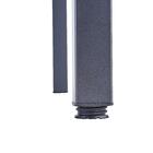 Mesa Retangular Dora Alumínio 75x88.9x206cm Cinza