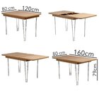 Mesa Retangular Extensível 4 Ou 6 Lugares 160cm Amadeirado Cl