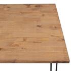 Mesa Retangular Hairpin - 80 X 160 Cm - Tampo De Madeira Escu