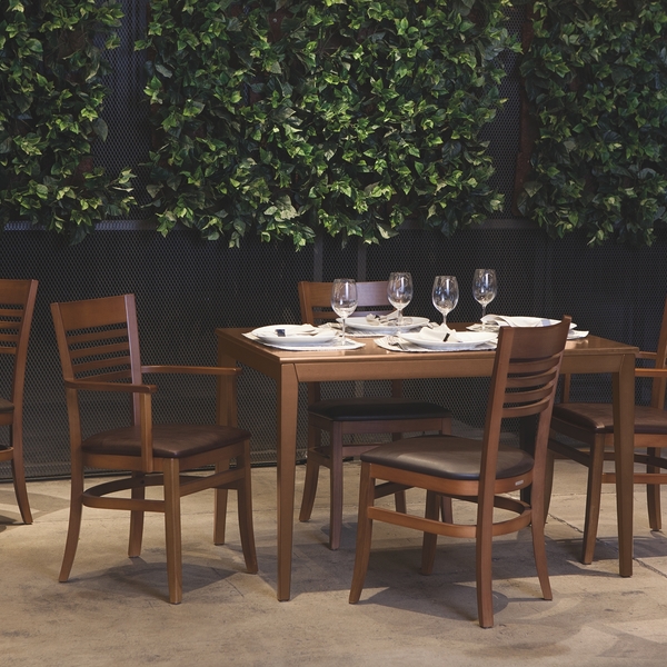 Mesa Retangular London Amêndoa 120cm Tramontina