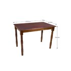 Mesa Retangular Madeira Maciça Dalas Imbuia