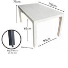 Mesa Retangular Rattan Niza Branca