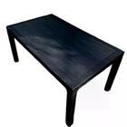 Mesa Retangular Rattan Niza Preta
