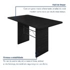 Mesa Retangular Tampo 140x75cm Base Ardósia Indiano Ardósia I