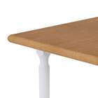 Mesa Retangular Udine Marrom E Branco