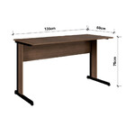Mesa Retangular Web0331 Com Pé Metálico 135cm Web Office