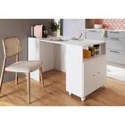 Mesa Retrátil/balcão 2 Portas E Rodízios Multimóveis Cr20098