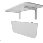 Mesa Retrátil Com Mão Francesa E Trava 90x40 Para Manicure