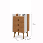 Mesa Retro Decoração De Quarto 3 Gavetas  Horse - Envio Ja