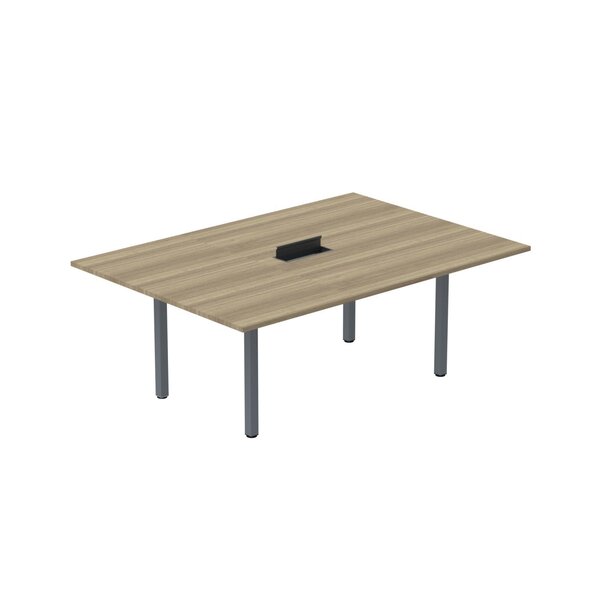 Mesa Reunião 200cm X 140cm Mrcpb2014 Noce Naturalle/grafito