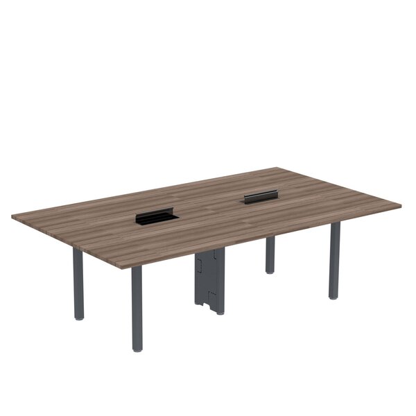 Mesa Reunião 240cm X 120cm Mrcpb2412 Walnut/grafito