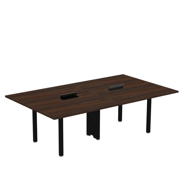 Mesa Reunião 240cm X 140cm Mrcpb2414 Escarlate/preto