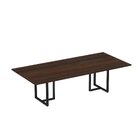 Mesa Reunião 2600x1200mm Mr2600p25tub Escarlate/preto