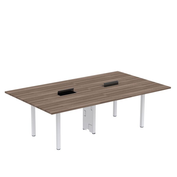 Mesa Reunião 320cm X 120cm Mrcpb3212 Walnut/branco