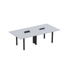 Mesa Reunião 320cm X 140cm Mrcpb3214 Cinza/preto