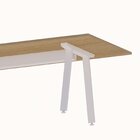 Mesa Reunião 8 Lugares 230cm Central Tomada Escritório Indust