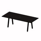 Mesa Reunião 8 Lugares 230cm Central Tomada Escritório Indust