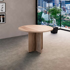 Mesa Reunião Circular Web1100 Em Mdp 110cm Web Office