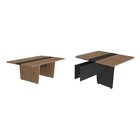 Mesa Reunião Escritório 10 Lugares Com Caixa De Tomada, Tampo