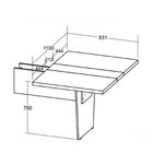 Mesa Reunião Escritório 10 Lugares Com Caixa De Tomada, Tampo