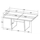 Mesa Reunião Escritório 12 Lugares Com Caixa De Tomada, Tampo