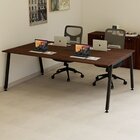 Mesa Reunião Escritório Corporativo 6 Lugares 210cm X 120cm C