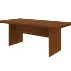 Mesa Reunião Para Escritório 200x100 Cm Me4119 Amendoa Tecno