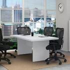 Mesa Reunião Para Escritório 200x100 Cm Me4119 Branco Tecno M
