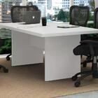 Mesa Reunião Para Escritório 200x100 Cm Me4119 Branco Tecno M
