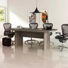 Mesa Reunião Para Escritório 200x100 Cm Me4119 Carvalho Tecno