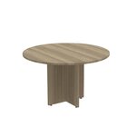 Mesa Reunião Redonda Mrr1100p25pp Noce Naturalle
