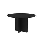 Mesa Reunião Redonda Mrr1100p25pp Preto/preto