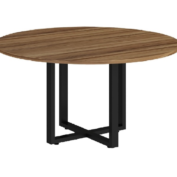 Mesa Reunião Redonda Web25 1,20 de Diâmetro - Pé Quadro - Nog