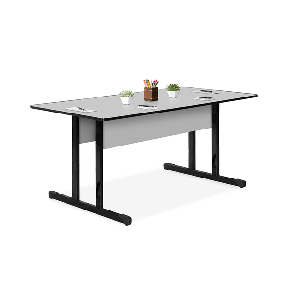 Mesa Reunião Retangular 1,80m X 0,80m Cinza