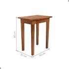 Mesa Ripada Lateral Para Sala Cairo Castanho