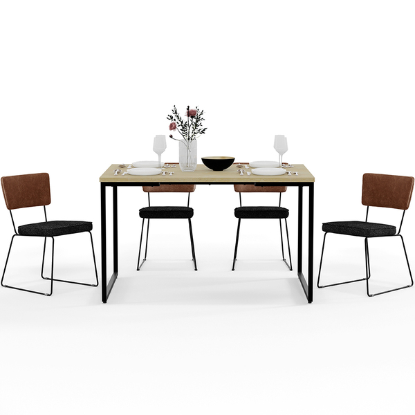 Mesa Rivera Nature 136cm Com 4 Cadeiras Allana F01 Couríssimo