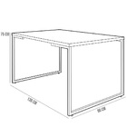 Mesa Rivera Nature 136cm Com 4 Cadeiras Allana F01 Couríssimo