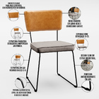 Mesa Rivera Nature 136cm Com 4 Cadeiras Allana F01 Couríssimo