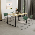 Mesa Rivera Nature 136cm Com 4 Cadeiras Allana F01 Facto Verd