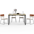 Mesa Rivera Nature 136cm Com 4 Cadeiras Allana F01 Faixa Cour