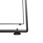 Mesa Rústica Envelhecida 90x100cm com Base A Preta