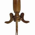 Mesa Rústica Madeira Maciça Bistrô Redonda Verniz Imbuia