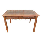 Mesa Rústica Mila Em Madeira De Demolição - Cód 870 Acabament