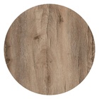 Mesa Saarinen Base Metal Branca Tampo 80cm Madeira Mezzo